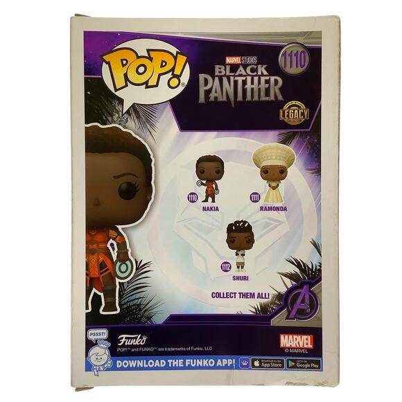 Funko POP! #1110 Marvel Black Panther - Nakia - Bobblehead FAC-053571-22188 - Picture 2 of 6
